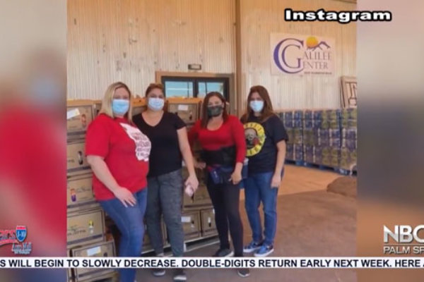 Mary Hamilton and Michael Proctor Donate 4,000 Masks to Galilee Center